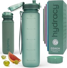 Hydracy Water Bottle with Time