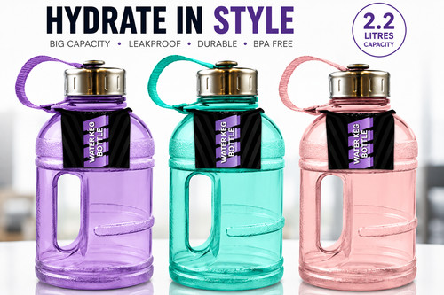 Water keg gym - bottle, 2.2