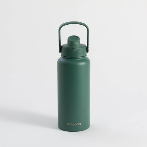 Water bottle with - bottle, straw