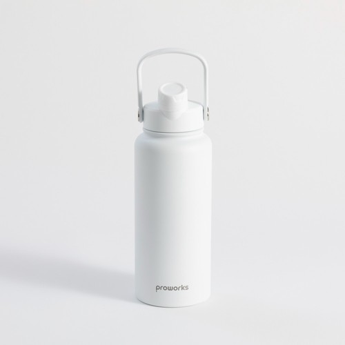 Water bottle with straw - 1l,