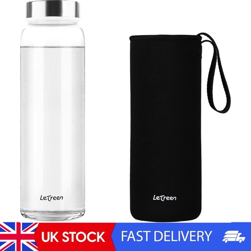 Glass water bottle litre - 1,