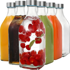 LIMLI Glass Bottles, 1 Litre