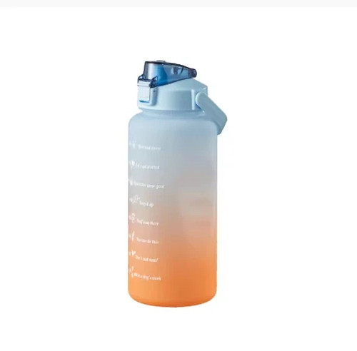 Litre water bottle with time - litre,
