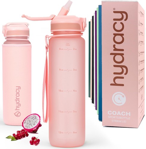 Hydracy water bottle with - water,