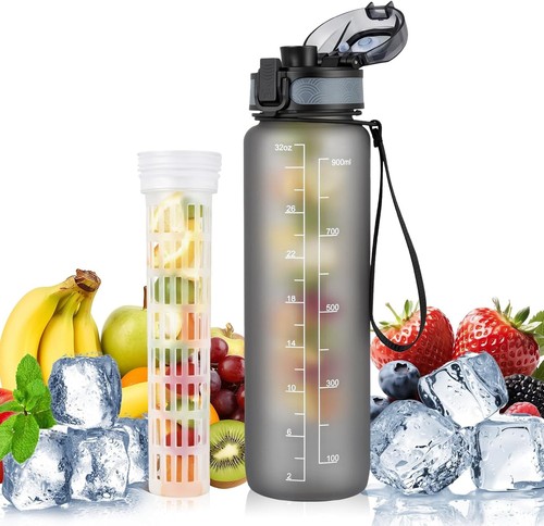 Water bottle with fruit - bottle,