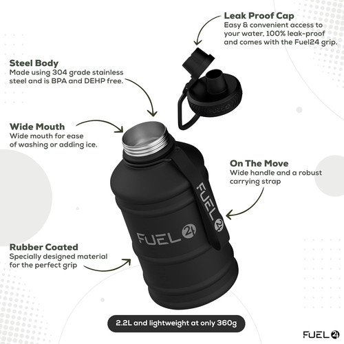 Fuel24 stainless steel jug - fuel24,